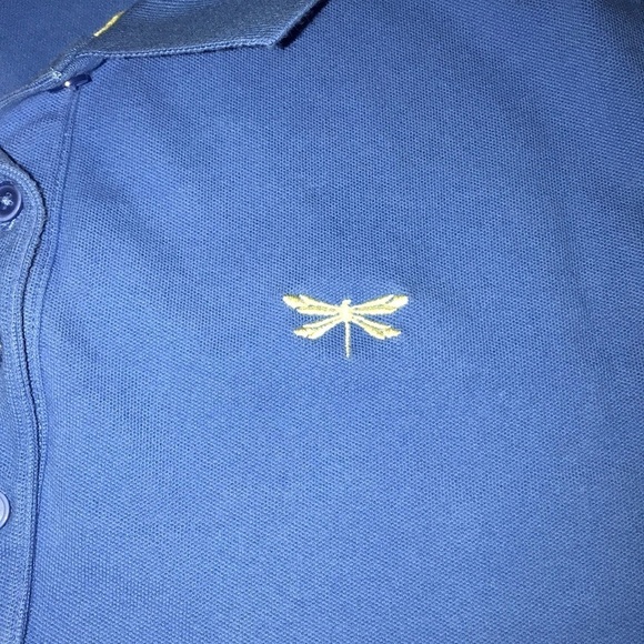 Talbots Polo Shirt Blue Large Petite - Picture 3 of 6